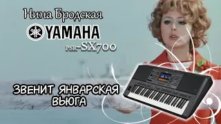 Звенит Январская Вьюга - Нина Бродская Кавер на синтезаторе Yamaha psr-sx700