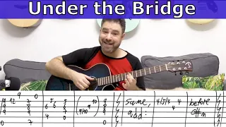 Fingerstyle Tutorial: Under the Bridge (RHCP, full Arrangement) | Guitar Lesson w/ TAB