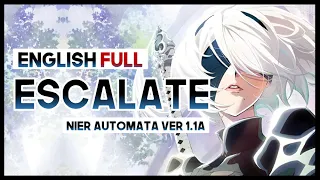 【mew】 "escalate" FULL Aimer ║ NieR: Automata ver 1.1a OP ║ Full ENGLISH Cover & Lyrics