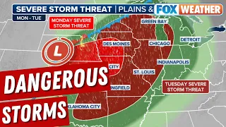 Damaging Winds, Large Hail, Tornadoes Likely All Week Across Plains And Midwest