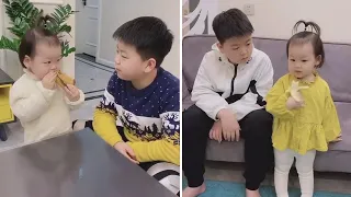 TWO lovely mischievous brothers 😆😆#1 - Best Funny Baby Awesome Video 2021 -  TIK TOK Compilation