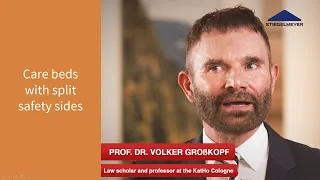 Care bed | Split safety sides as a therapeutic measure | Vario Safe | Prof. Dr. Großkopf