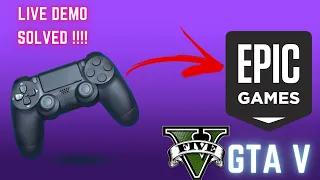 How To Connect Any Controller on Epic Games Launcher in Oct 2023 | LIVE DEMO(GTA V) Solved all Prob.