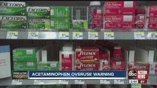 Acetaminophen overuse warning