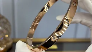 Cartier 4 Diamond bracelet