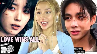 IU & TAEHYUNG 'LOVE WINS ALL' BEHIND THE SCENES | REACTION