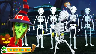 Пять жутких скелетов + Сборник детских музыкальных клипов на Хэллоуин