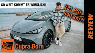 Cupra Born in the test (2022) 231 hp and 540 km range? 🤎 Driving report | Review | 77 kWh battery