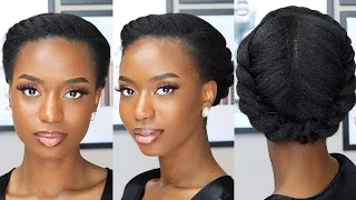 How To Style Your Natural Hair in 5 Minutes Flat: The Elegant, Simple Twist Style
