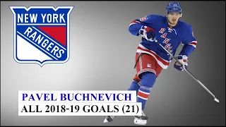 Pavel Buchnevich (#89) All 21 Goals of the 2018-19 NHL Season