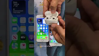 Which one fastest #iphone7 #iphone6s #airpods3 #shorts