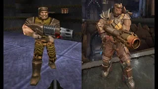 Quake 1 vs Quake Champions - Classic Weapons Comparison