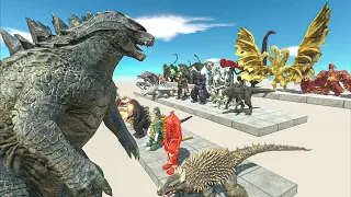 Secret War - 1vs1 Godzilla 2014 vs All Kaiju Monster - Animal Revolt Battle Simulator