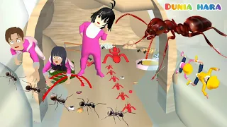 Baby Titan Celine Bengkak digigit Ratu Semut Merah Hitam Yuta Marah 🐜🐜🐜 😱 | Sakura School Simulator