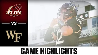 Elon vs. Wake Forest Game Highlights | 2023 ACC Football