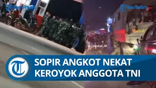 Viral Sopir Angkot Cicurug Sukabumi Nekat Keroyok Anggota TNI, Langsung Digeruduk Pakai Truk Fuso