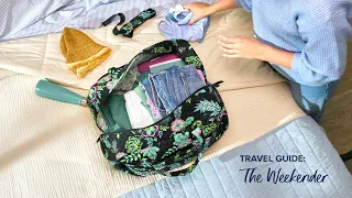 How-to: Travel tips on what to pack for a 3-day trip!