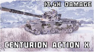 Centurion Action X 13,4K DAMAGE 8 KILLS • World of Tanks
