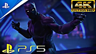 Marvel's Avengers 2022  (PS5) - (Black Panther ) 4K Ultra HD 60FPS HDR Gameplay - superhero