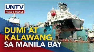 Mga barkong nagtatapon ng dumi at kalawang sa Manila Bay, natuklasan ng DENR