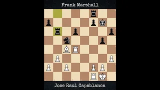 Jose Raul Capablanca vs Frank Marshall | St. Petersburg, Russia (1914)