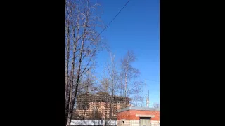 ПГ "Русские Витязи" отжигают на Су-27 в небе над Питером 24.04.2015