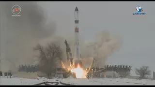 Запуск РН "Союз-2.1а" с ТГК "Прогресс МС-08"