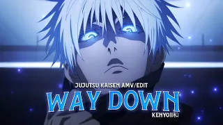 Way down we go | Gojo jujutsu kaisen [Edit/AMV] @6ft3 remake (+ free preset)