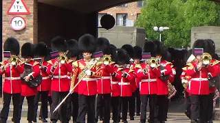 The Band of the Welsh Guards, Changing the Guard at Windsor - 18th August 2016