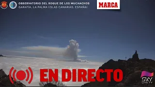 DIRECTO I Erupción volcán en La Palma: vista del Observatorio Astrofísico Roque De Los Muchachos