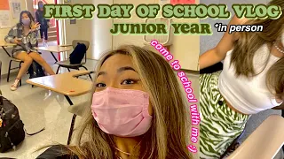 first day school VLOG (junior year) 2021 *come to high school with me + a few extra days