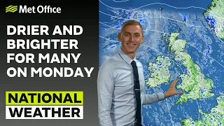 27/08/23 – Less showers than recently – Evening Weather Forecast UK – Met Office Weather