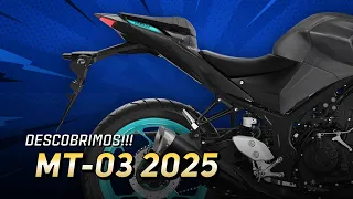 VAZOU!!! NOVA MT-03 2025 🔴 Confira! #moto #yamaha #mt03