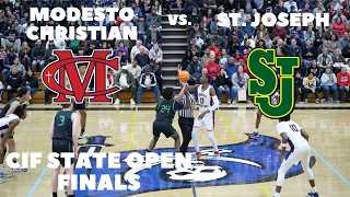 Modesto Christian vs. St. Joseph | NorCal Open FINALS 2023 | BJ Davis vs. Tounde Yessoufou