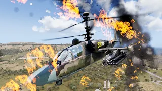 Just happened! The Russian Ka-52 convoy sent by Putin was blown up by NATO in Ukraine