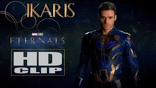 ETERNALS: Ikaris Clip [4k] Richard Madden, Kit Harrington, Gemma Chan, Lia McHugh (2021)