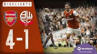 Carlos Vela scores a Wengerball team goal! | Arsenal 4-1 Bolton | Sept 11, 2010