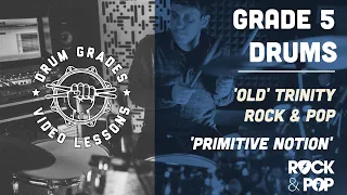 ★ Primitive Notion ★ Trinity Rock & Pop (Drums) Grade 5 | PREVIEW Drum Lesson (New Order)