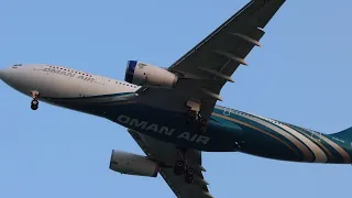 Slow Motion Aircraft Landing HD. A330, B787, B737, A320.