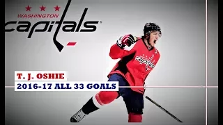 T.J. Oshie (#77) ● ALL 33 Goals 2016-17 Season (HD)