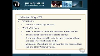 Understanding VSS  in Windows Server