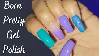 Born Pretty 10ML Gel Polish on Acrylic Nails Review | 1Month Gel Polish Update | Devine_Beauty77