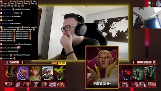 Gorgc Twitch Chat went Full Batchest after SR picked Invoker for Miracle- 😍