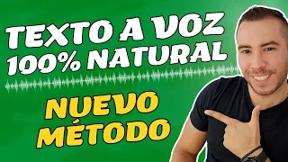 ✔️Cómo pasar de texto a voz natural y realista (Nuevo Método 2023)