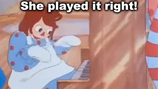 They Animated the Piano Correctly!? (Raggedy Ann)