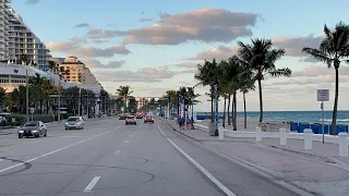 🌴 Driving Along The Ocean In Fort Lauderdale, Florida 🌴