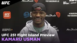 UFC 251 | UFC Champion Kamaru Usman Interview - Fight Island Main Event Preview vs Jorge Masvidal