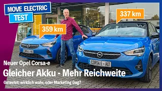 Neuer Opel Corsa-e - Mehr Reichweite, weniger Verbrauch, gleicher Akku? Der Autobahn-Vergleichstest