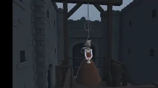 Hanging Woman Execution Simulation