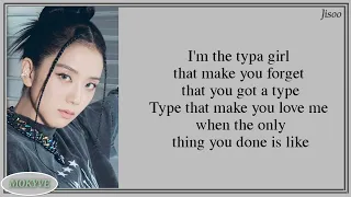 BLACKPINK TYPA GIRL EASY LYRICS